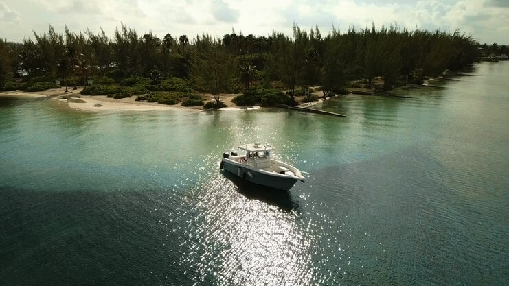 picture of boat at starfish point