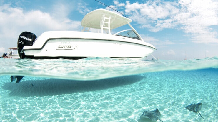 picture of boat in water